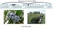 Desktop Screenshot of anjoumyrtilles.fr
